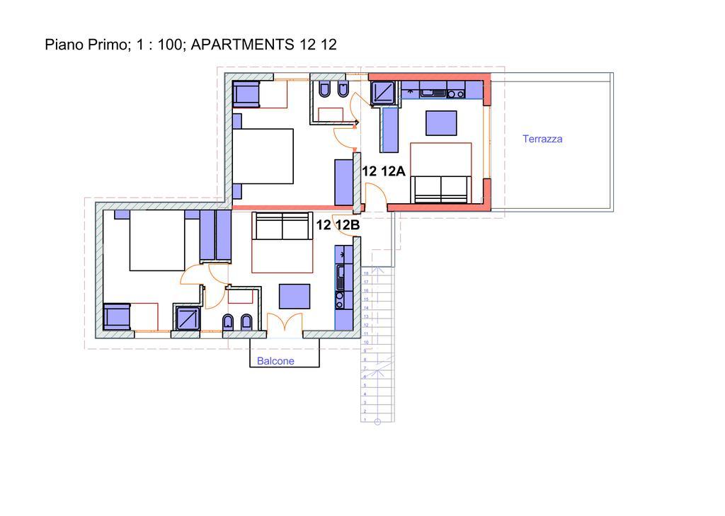 Apartments Mimose Badesi Eksteriør billede
